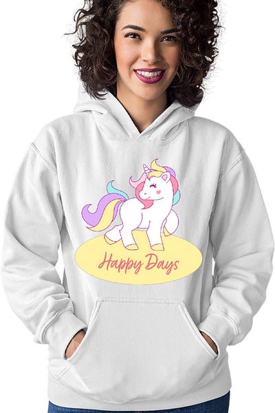 OEM Hanorac Femei Unicorn Squad Happy Days Magic Universe