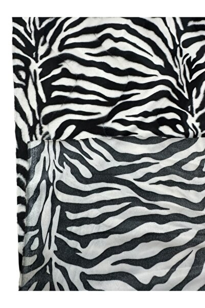 kumaşçıtr Zebra Desenli Tay Tüyü Kumaş – Yumuşak Dokulu, Peluş Görünümlü, en: 150 cm