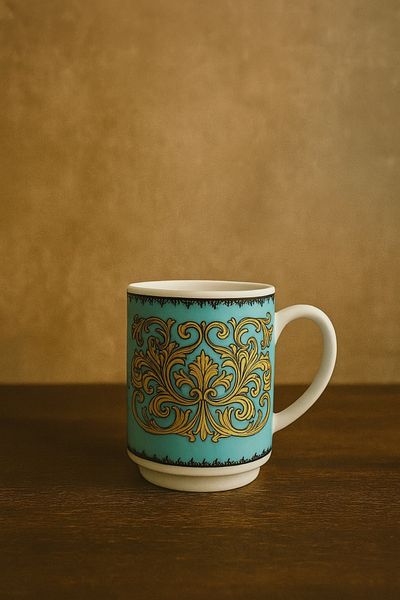 RGS HOMELİFE Porcelain 2-Piece Coffee Cup