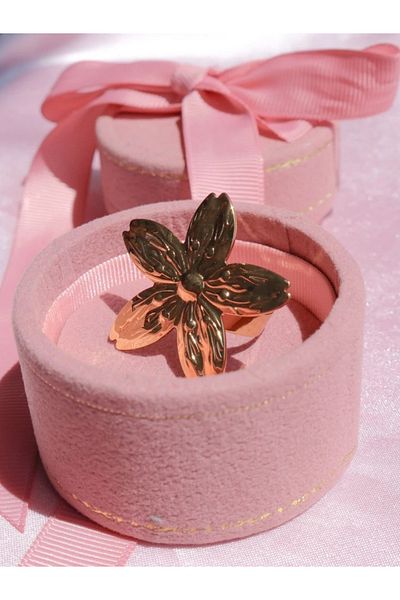 Reorah Collection Golden Flora Ring