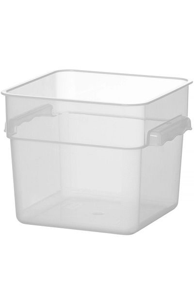 HENDI Pojemnik spożywczy do przechowywania żywności z podziałką 5.7 l 235 x 235 x 180 mm - 870921