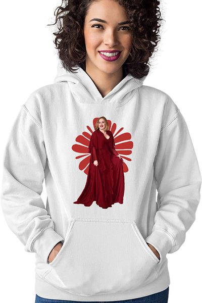 OEM Women's Hoodie Adele Flowers Long Dress Ceremony Popular Music