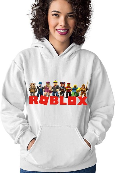 OEM Women's Hoodie Roblox Team Group Super Hero Video Game