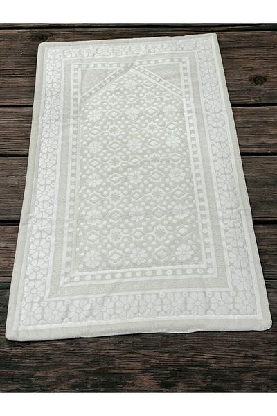 AYHANHOME Velvet Woven Sponge Filled Dowry Gift Prayer Rug