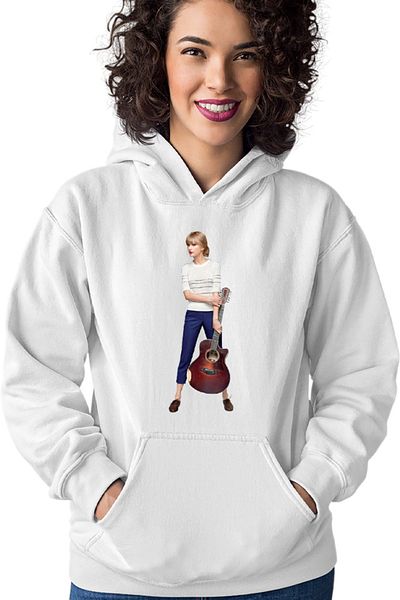 OEM Women's Hoodie Taylor Swift Guitar Musical Model Roles Popular