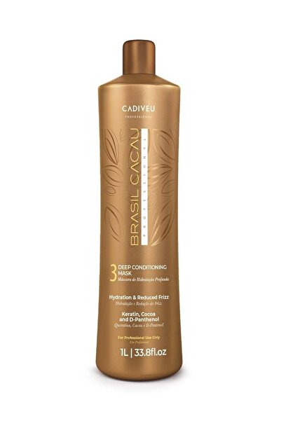 Brasil Cacau Deep Moisturizing Mask Step 3 1000ml - Maximum Hydration and Fri...