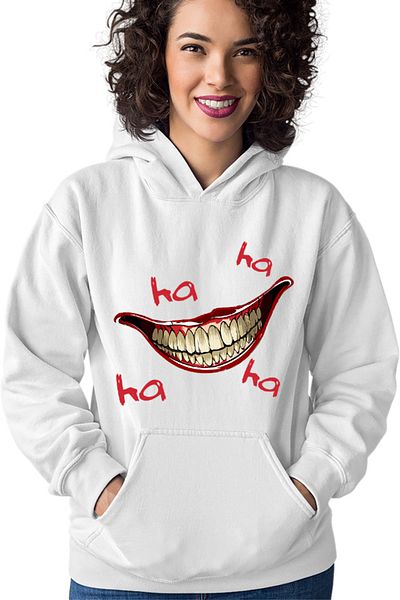 OEM Hanorac Femei Joker Smile Laugh Psychopath Hurt Lips Self Defense