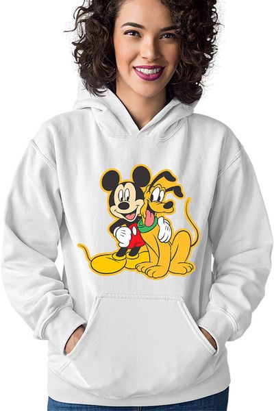 OEM Hanorac Femei Mickey Mouse Pluto Dog Best Friend Walt Disney