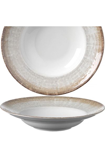 HENDI Talerz do pasty makaronu Crete śr. 265 x 50 mm - zestaw 6 szt.