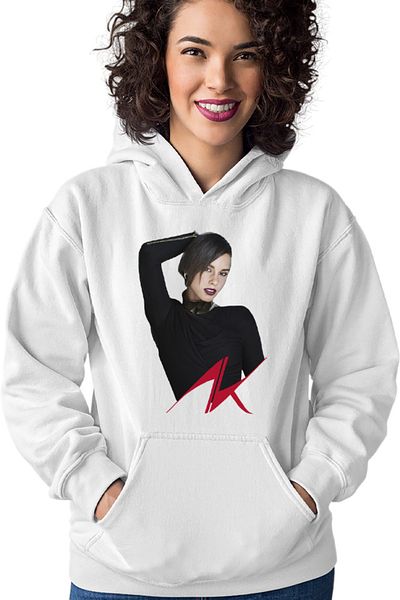 OEM Women's Hoodie Alicia Keys Augello Cook American Singer