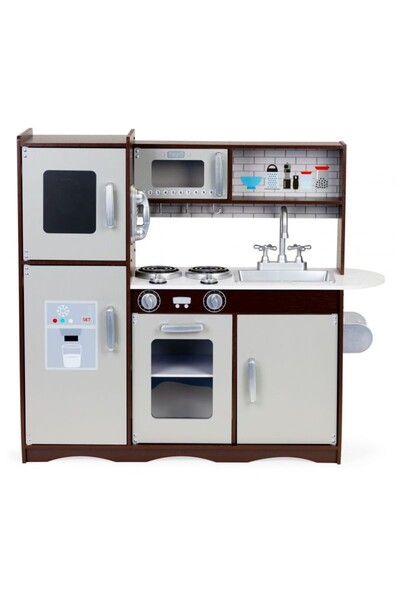 PROCART Children's kitchen with refrigerator, sink, stove, microwave, telephone, 83x30x95 cm