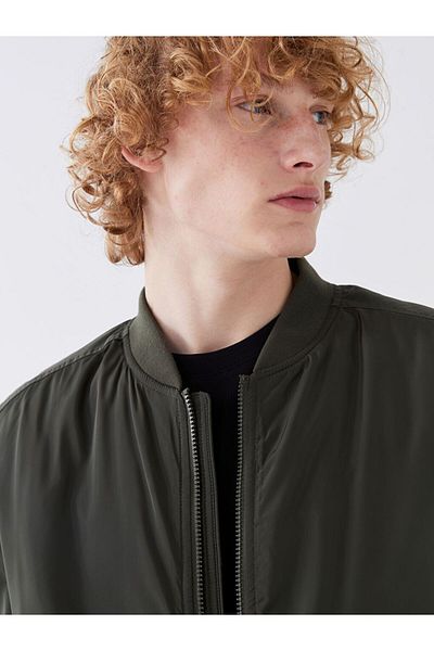 LC Waikiki Lcw Casual Comfortable Fit College Collar Men's Bomber Coat