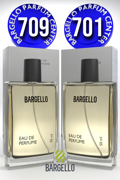 Bargello 709 Erkek 50 ml Parfüm Edp Oriental + 701 Floral Erkek Parfüm 50 Ml EDP