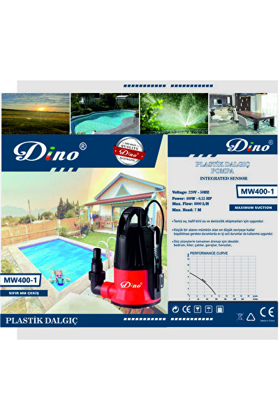 Dino KADEMELİ - GİZLİ ŞAMANDIRALI - SIFIR EMİŞ DALGIÇ POMPA