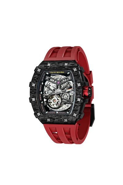Tsar Bomba Men's Automatic Black Dial Watch - TB8208CF-39