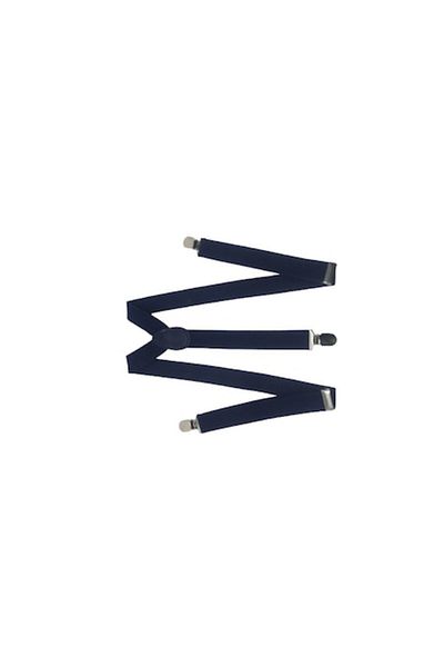 OEM Bretele Bleumarin, unisex, cu inchizatori metalice, 25 mm