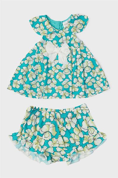 Layette Baby Girl Patterned Dress