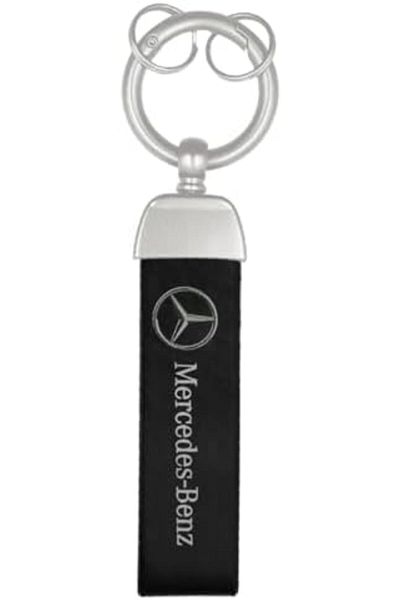 Generic Mercedes-Benz Logo Keychain – Premium Metal & Leather Design