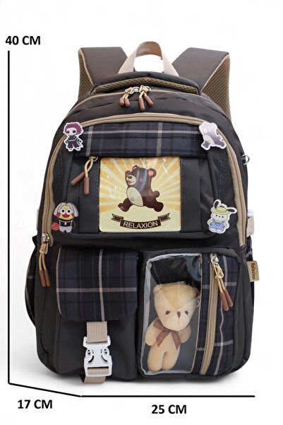 Relaxion 1395 Korean Style Unisex Children's Triple Set Primary School Backpack