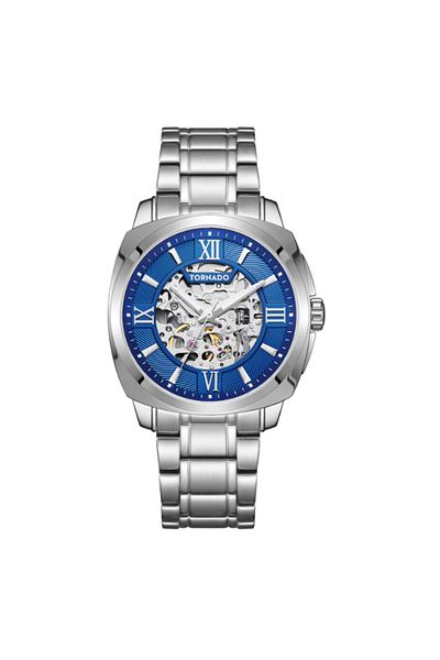 Tornado AUTONOVA Men's Automatic Blue Dial Watch - T7316-SBSNW