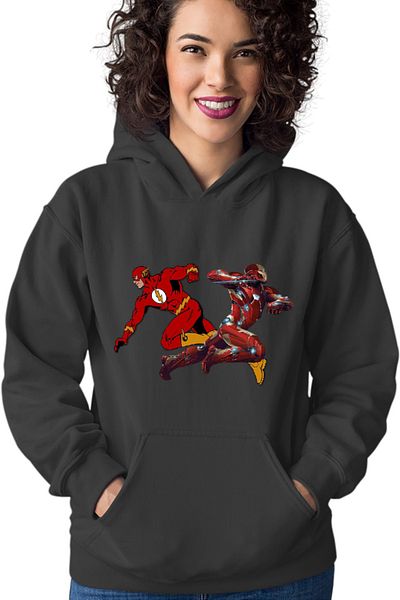 OEM Hanorac Femei Flash Ironman Jump Speed Power Fast Arrowverse