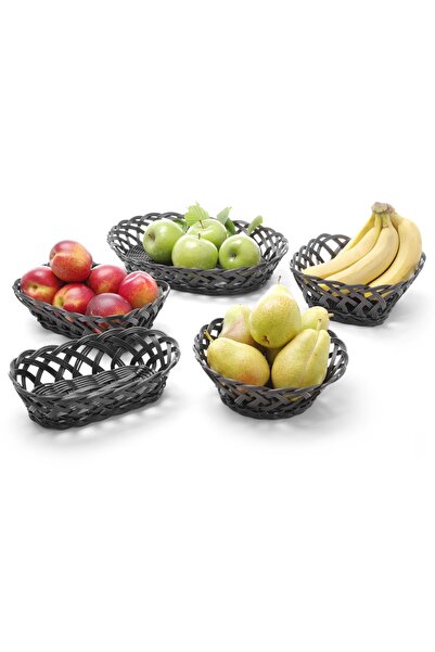 HENDI Koszyk pojemnik na owoce warzywa pleciony owalny 225x130x55 mm - 426234