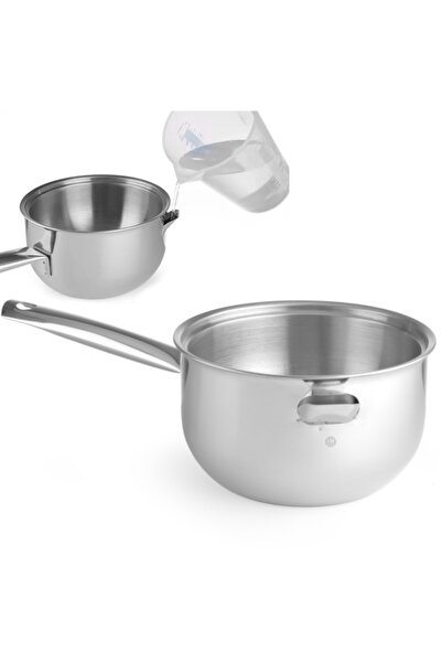 HENDI Cratiță cu manta de apă din oțel 1 l 300 x 165 x 95 mm - 833032