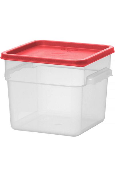 HENDI Pojemnik spożywczy do przechowywania żywności z podziałką 5.7 l 235 x 235 x 180 mm - 870921