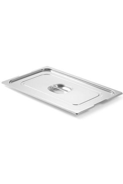 HENDI Pokrywka do pojemnika GN Profi Line z wycięciem na uchwyty GN1/2 265x325mm stal nierdzewna