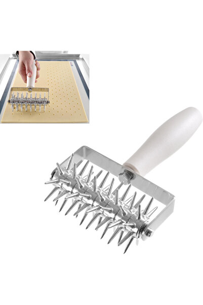 HENDI Rolă perforatoare pentru aluat Profi Line STEEL 140x210mm - 515143