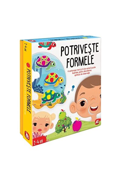 divendi-ro Joc educativ „Potriviți formele”, vârstă 2-4 ani, multicolor