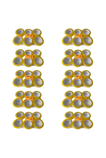 Otto Bant Şeffaf Koli Bandı Bantı / 45 mm x 100 Metre / 6 Adetlik 10 Paket