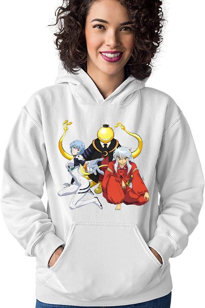 OEM Women's Hoodie Assassination Classroom Koro Sensei Neon Anime