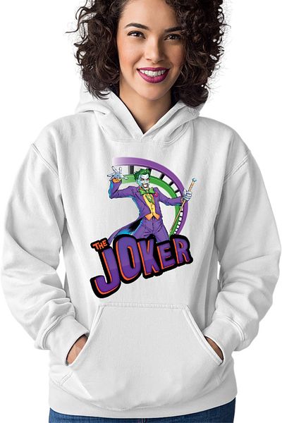OEM Women's Hoodie Joker Logo Funny Suit Sad Story Batman