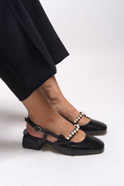 Riccon Elyelyrra Women's Heeled Shoes 0012127 Black Patent Leather