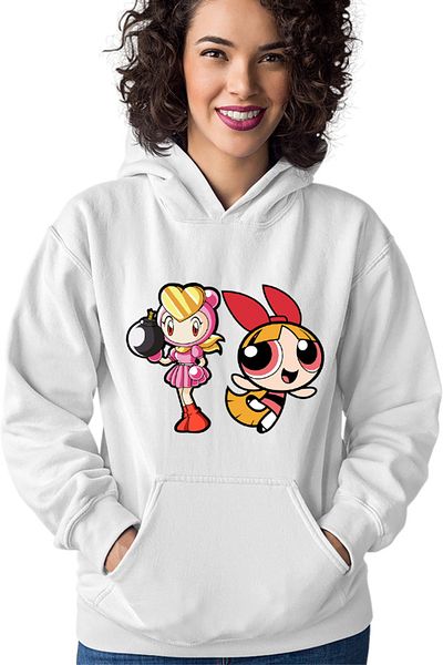 OEM Hanorac Femei Bomberman Powerpuff Girls Blossom Girly