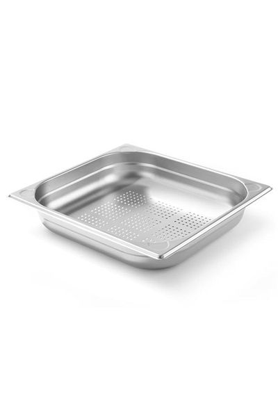 HENDI Pojemnik GN 2/3 Kitchen Line perforowany wys. 65 mm - 807224