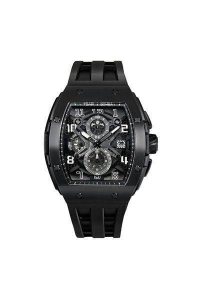 Tsar Bomba Men's Analog Black Dial Watch - TB8211Q-04