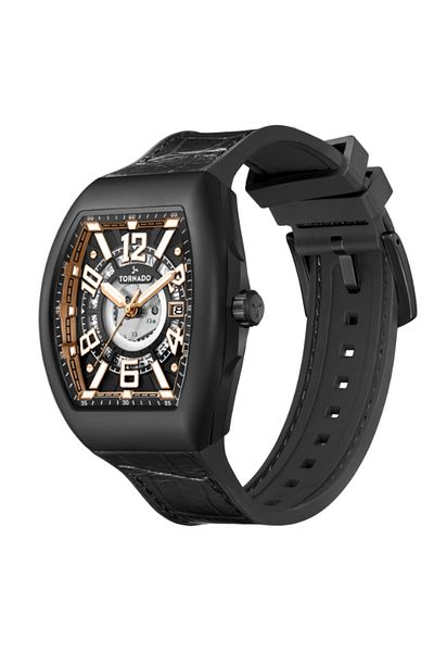 Tornado Xenith Men's Analog Black Dial Watch - T25301-blbb