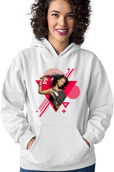 OEM Women's Hoodie Alicia Keys Music Abstract EDM Concert Lyrics