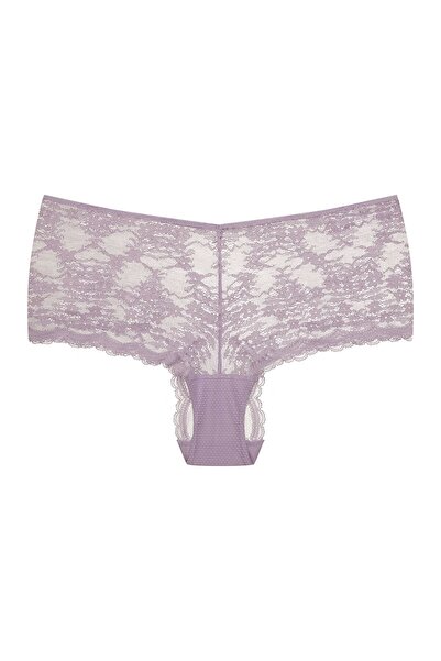 Bloovii Chiloți hipster pentru femei, cu talie înaltă, brazilian, cu imprimeu floral din dantelă Chantilly | Sydney