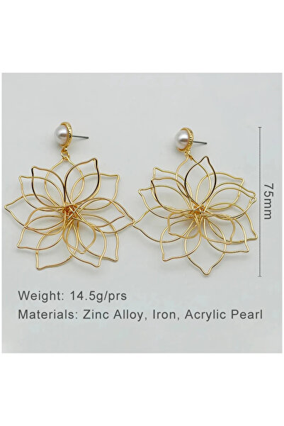 byozanyılmaz Pearl Ring Design Earrings