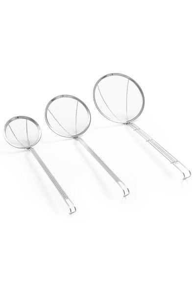 HENDI Cedzak sitko do smażenia w głębokim oleju ze stali nierdzewnej śr. 120 mm - 640203
