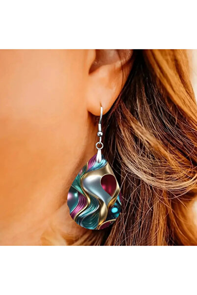 byozanyılmaz Plastic Hanging Design Earrings