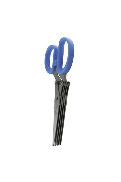 gogiva Kitchen scissors for cutting and shredding greens, blue