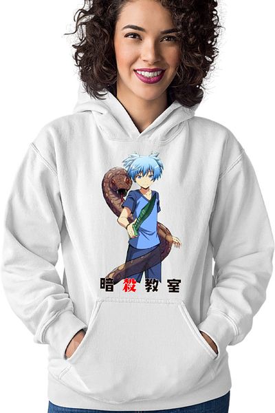 OEM Women's Hoodie Assassination Classroom Shiota Nagisa Cartoon