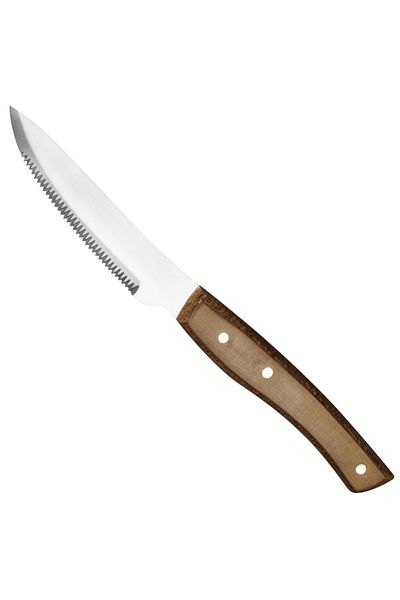 HENDI Nóż do steków z ząbkami nierdzewny uchwyt z tworzywa Fiber dł. 120 mm - 841099