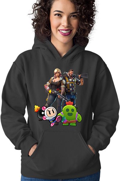 OEM Hanorac Femei Fortnite Brawl Stars Cactus Bomberman Run