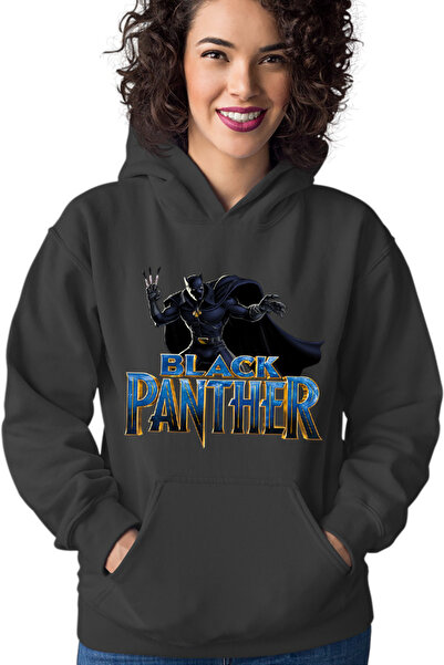 OEM Hanorac Femei Black Panter Logo Marvel Superpower