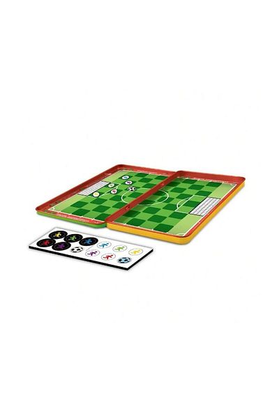divendi-ro Magnetic board game - Football, with box, 10 players and 2 magnetic balls, 19x11x1.5 cm, green